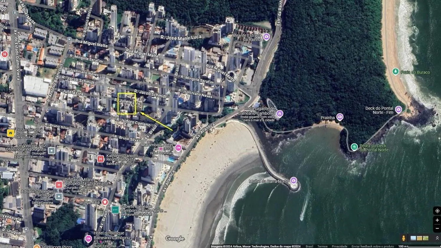 Aconchegante Apto A 300M Da Praia Em Balneario Camboriu Edificio San Isidro! 아파트